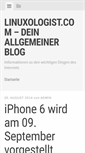 Mobile Screenshot of linuxologist.com